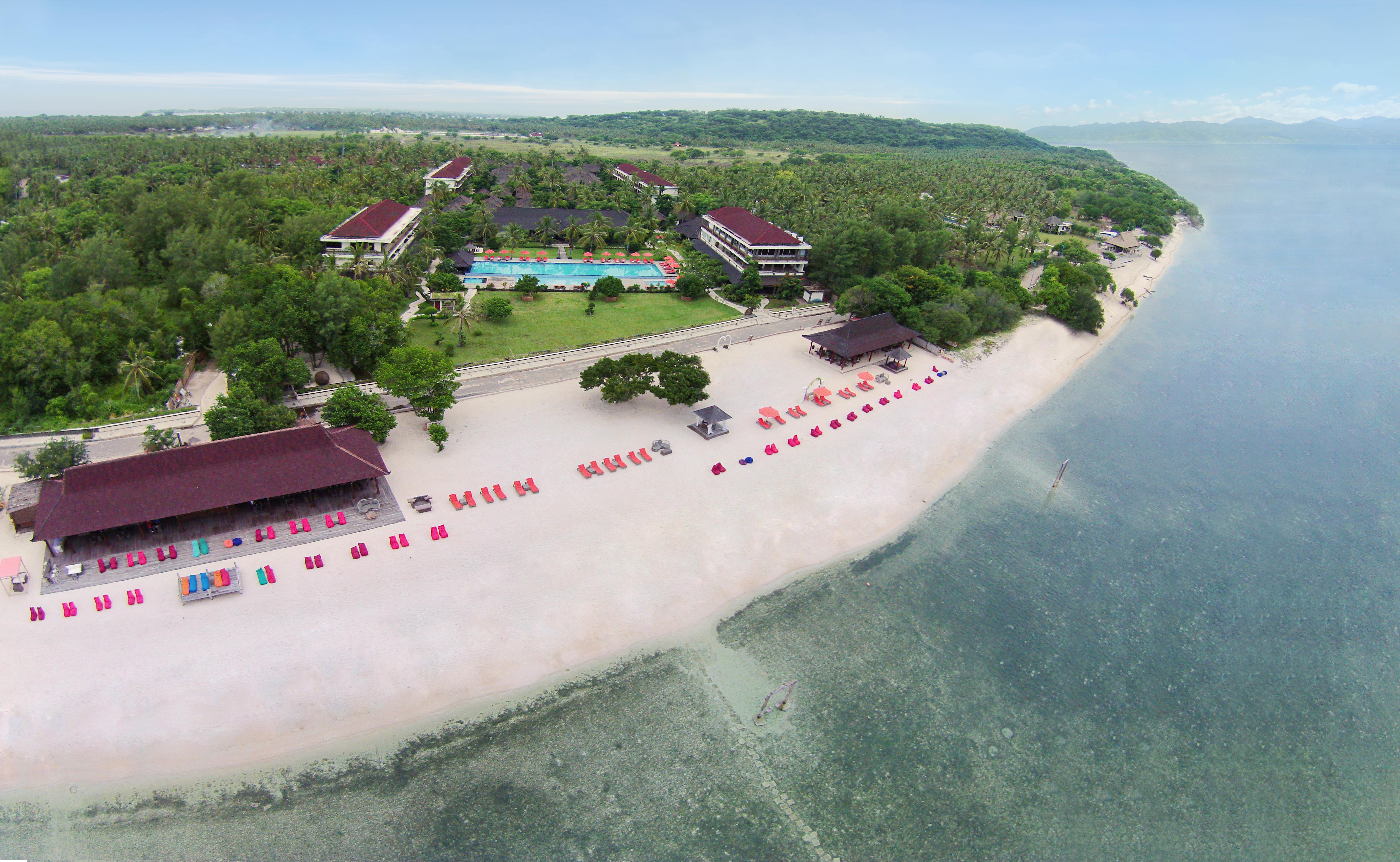 Ombak Sunset Hotel Gili Trawangan Exterior foto
